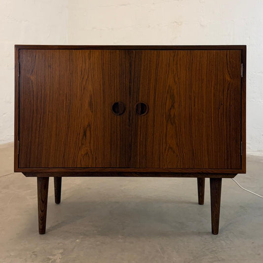 Hansen & Guldborg AKA HG Furniture Rosewood Cabinet Designed by Rud Thygesen & Johnny Sørensen w/ Interior Lighting - #A2178