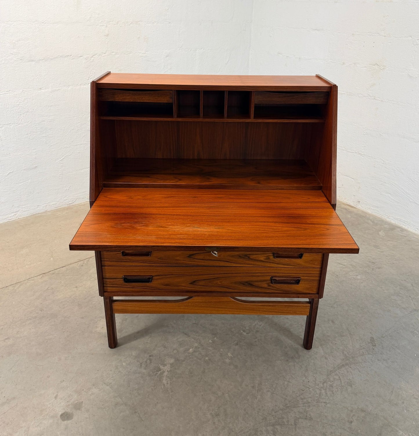Dyrlund Rosewood Secretary Desk - #A2181