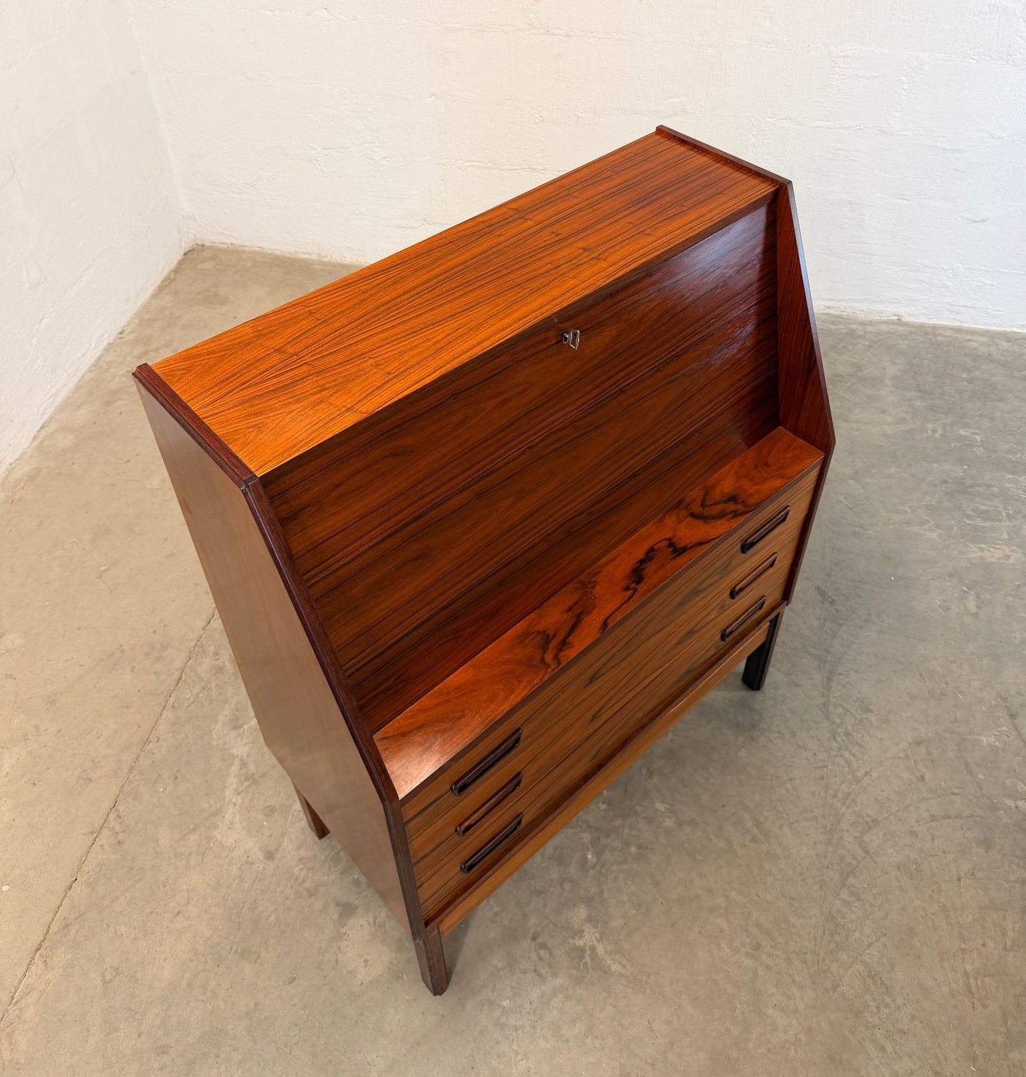 Dyrlund Rosewood Secretary Desk - #A2181