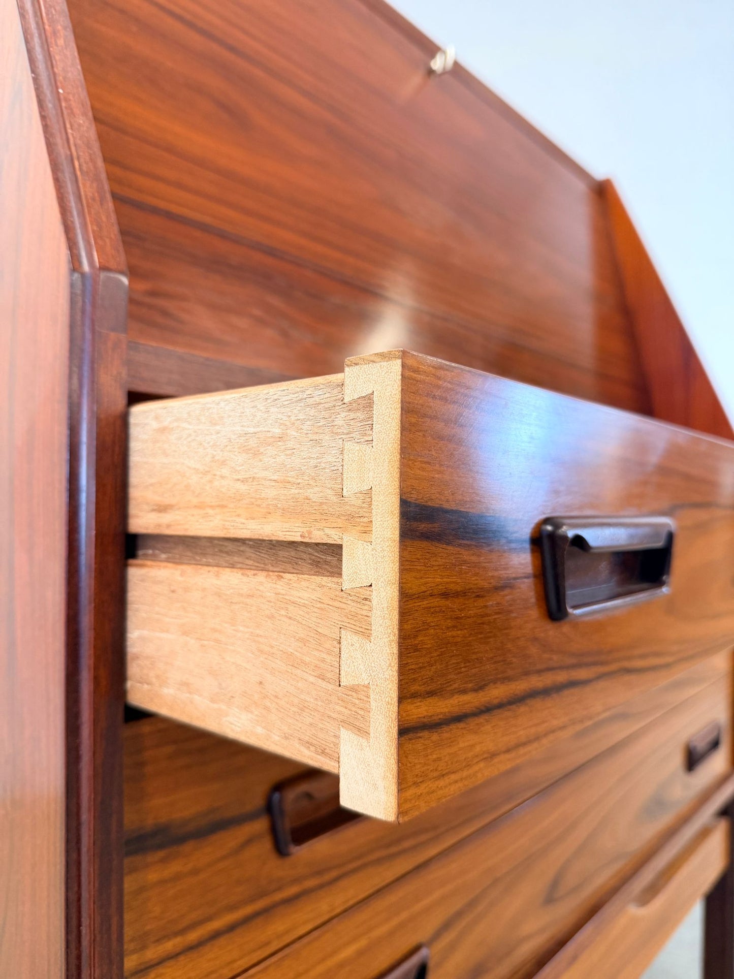 Dyrlund Rosewood Secretary Desk - #A2181