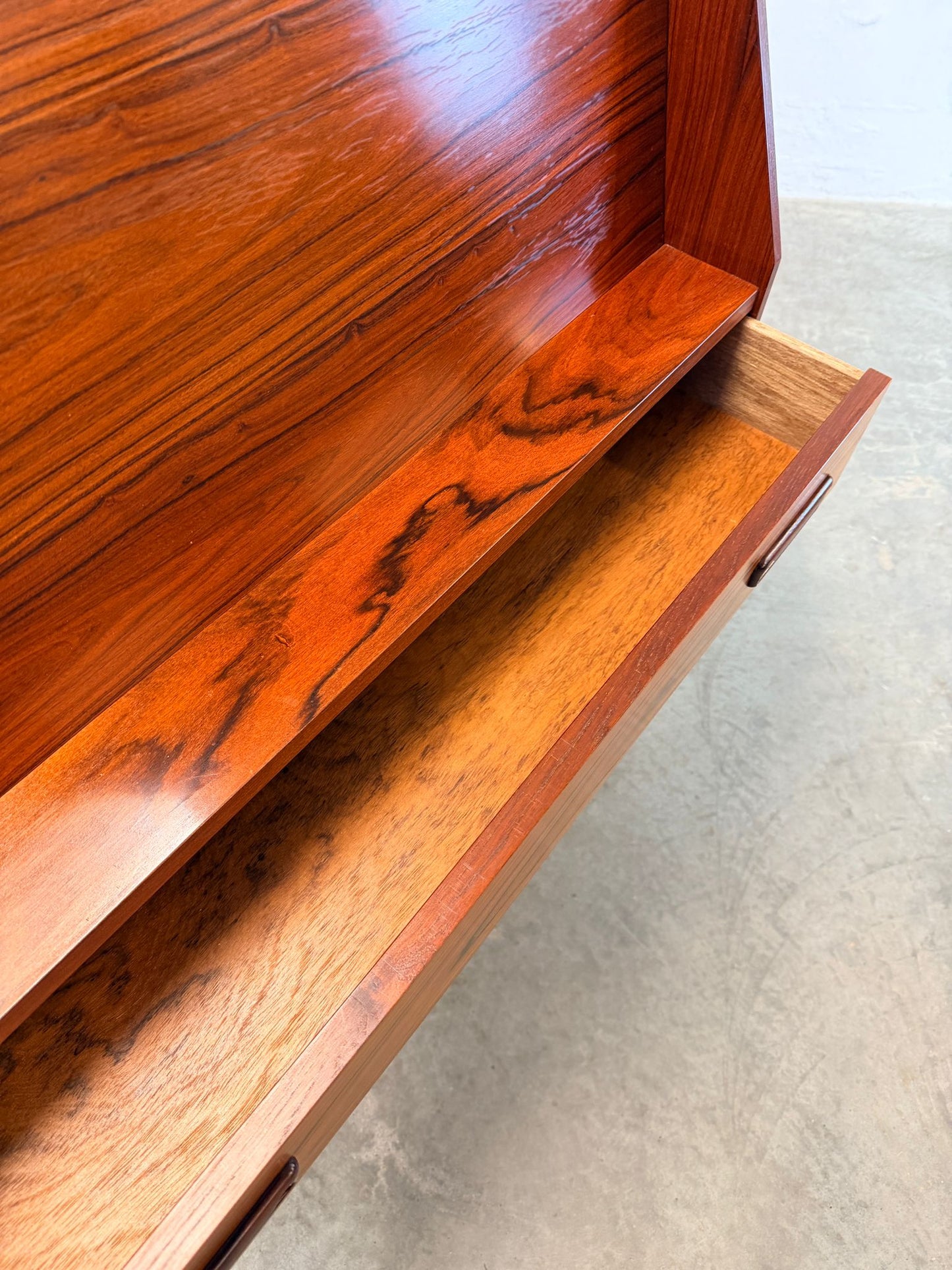 Dyrlund Rosewood Secretary Desk - #A2181