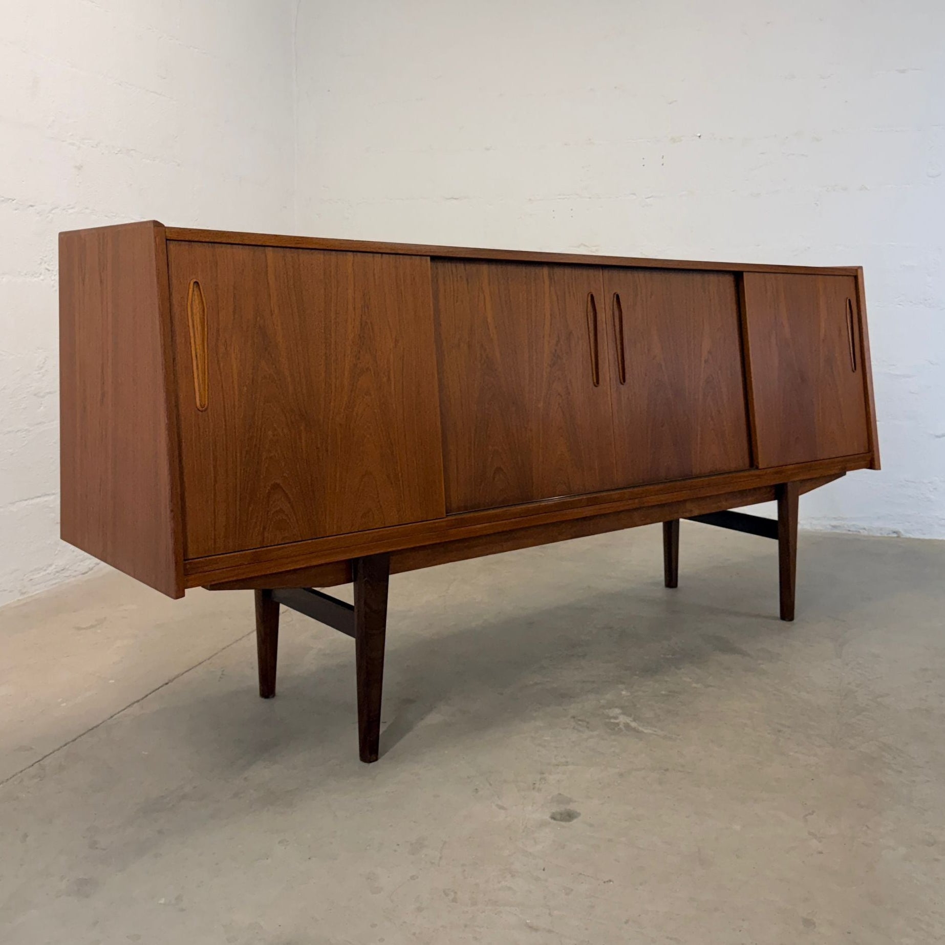 Danish Teak Sideboard - #A2186 – Boston Mid Century Modern