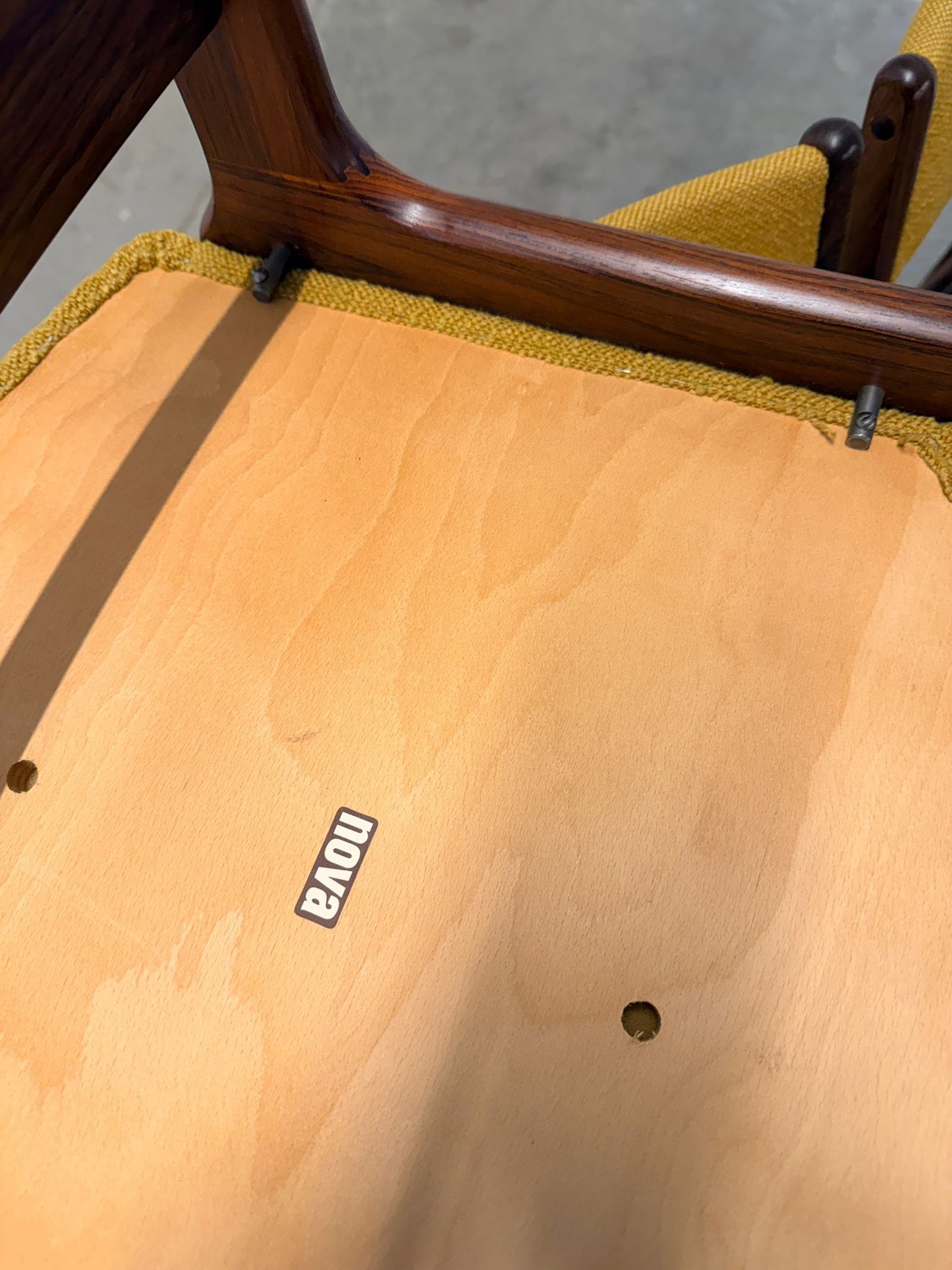 Nova Møbler Set of Six Rosewood Dining Chairs