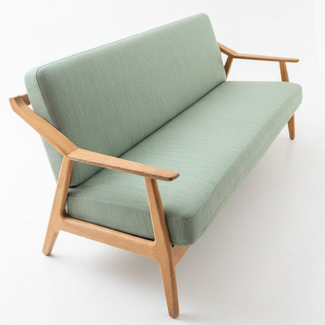 H. Brockmann-Petersen Danish Oak Sofa / Couch - #A2193