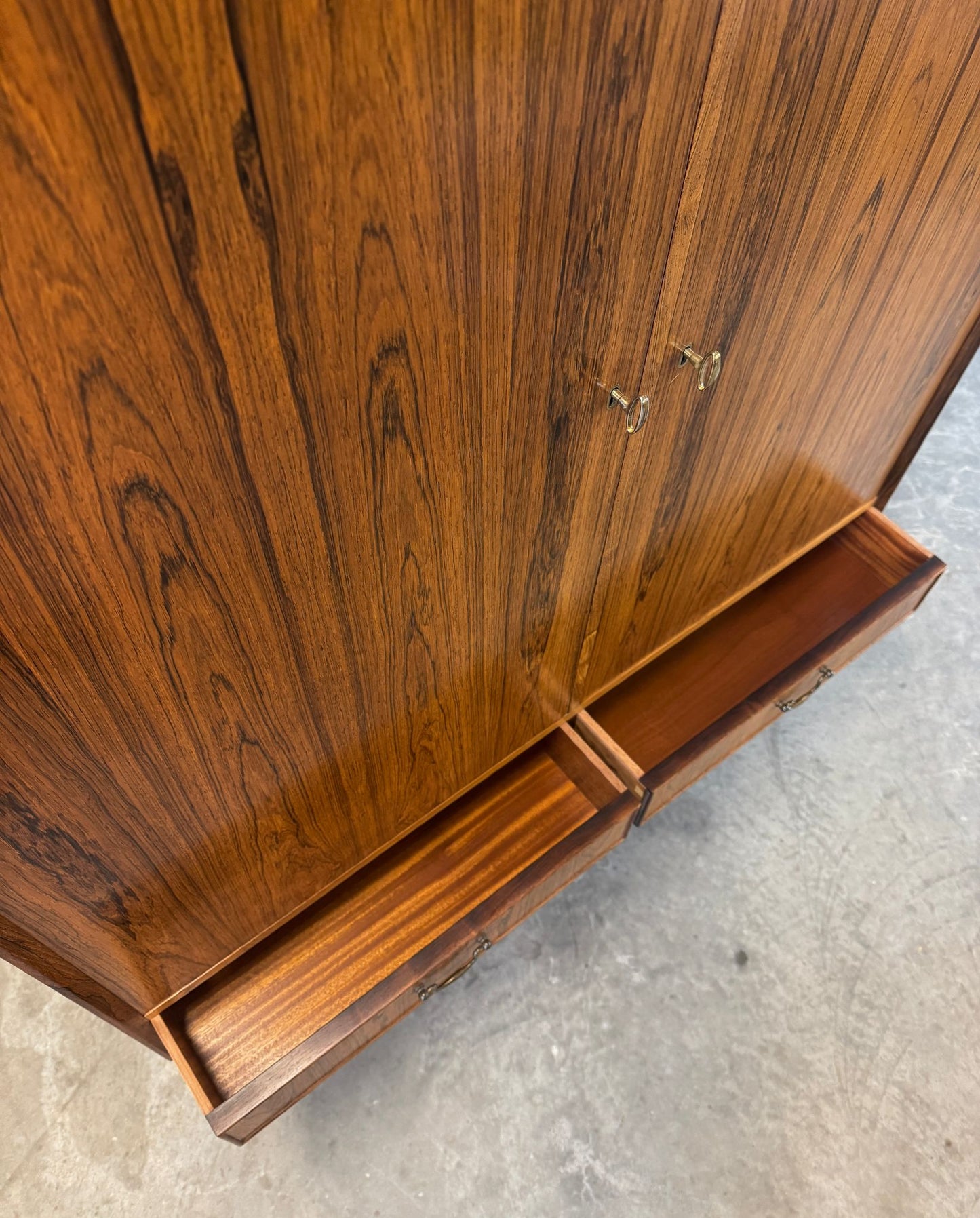 O. Bank Larsens Møbelfabrik Cutlery Cabinet / Highboard / Tall Sideboard - #A1704