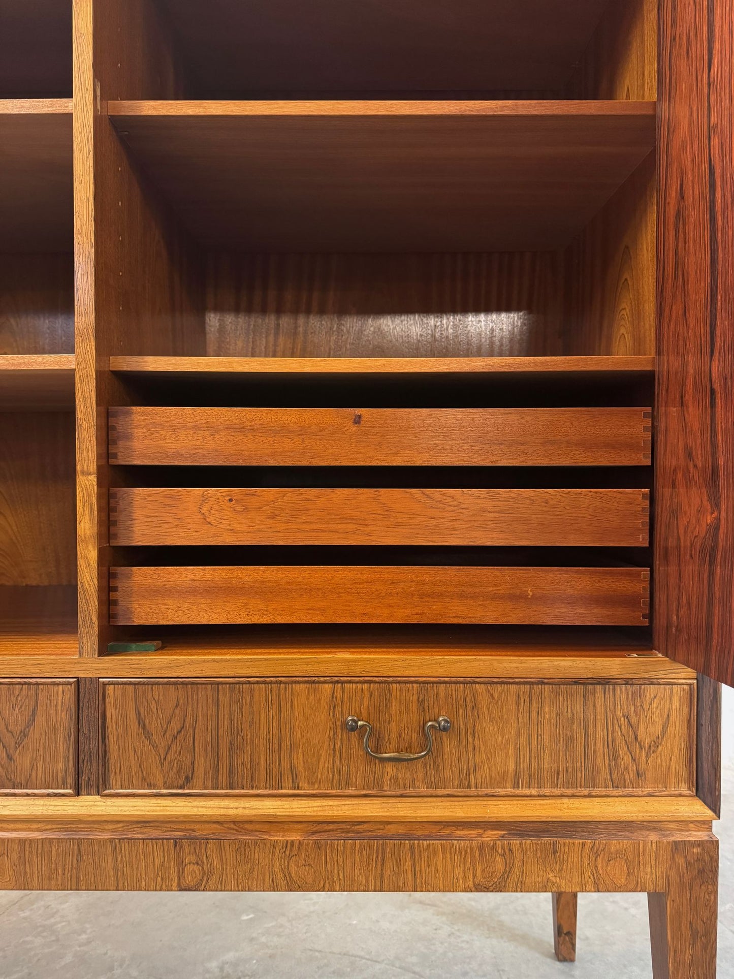 O. Bank Larsens Møbelfabrik Cutlery Cabinet / Highboard / Tall Sideboard - #A1704