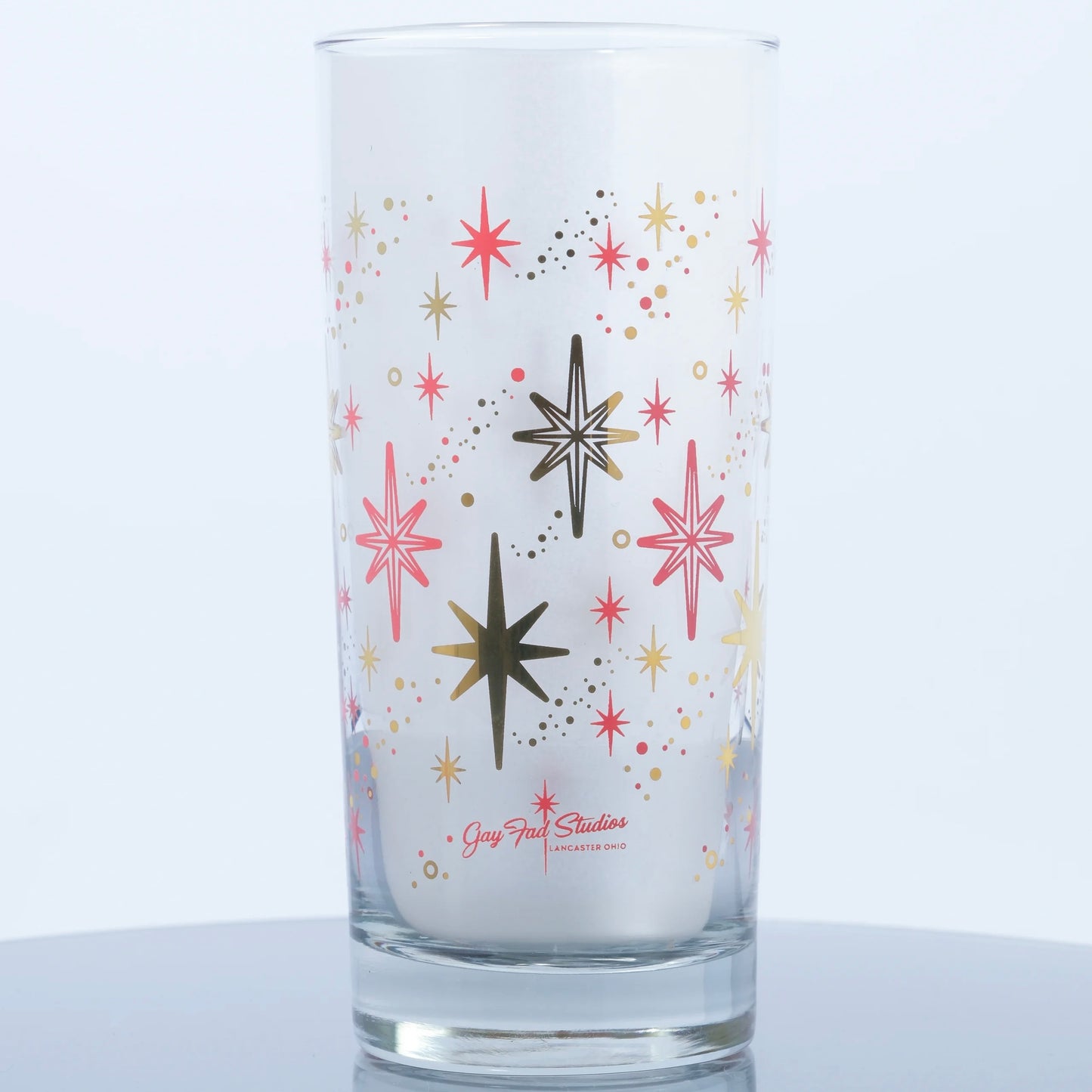 "Stardust" Beverage Glass - 15.75oz (Pink)